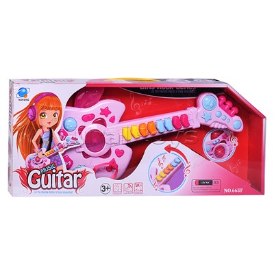 Гитара "Модная девченка" в коробке