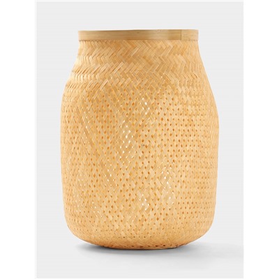 Корзинка плетёная из бамбука, 30×30×41 см