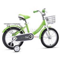 Велосипед 14" Rocket Luna, цвет зеленый