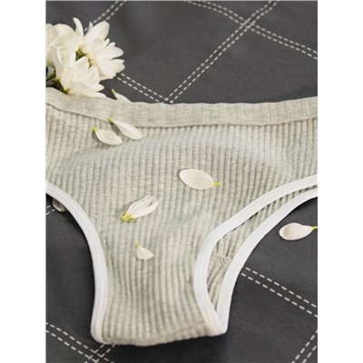 Комплект нижнего белья женский (топ, трусы) Collorista, серый, размер 46-48