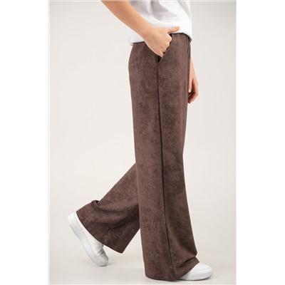 Брюки палаццо из футера для девочки Happyfox