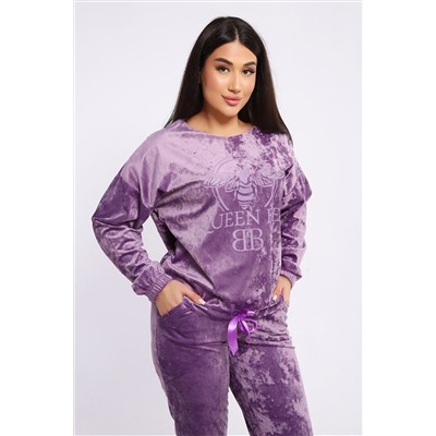 Костюм с брюками велюровый 635П НАТАЛИ, 1225350