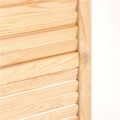 Дверь для бани и сауны «Жалюзийная», 180.5×39.4 см, деревянная, «Добропаровъ»