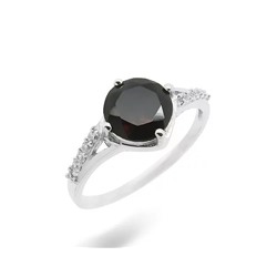 Кольцо из серебра гранат, Жюли