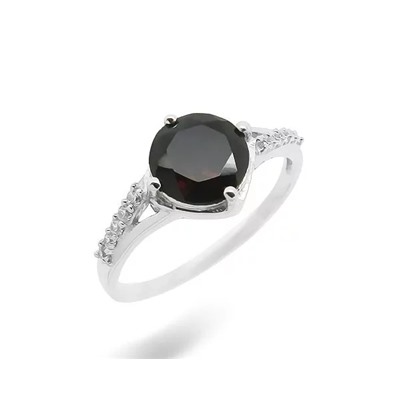 Кольцо из серебра гранат, Жюли
