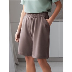 Шорты из тонкого премиального футера с эластаном