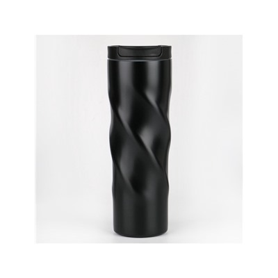 Термокружка, 500 мл, «Мастер К», сохраняет тепло 8 ч., 7.8×22 см, чёрная