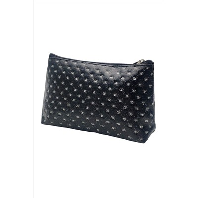 Sunflower Косметичка лодочка малая с тиснением №23, черный KRISTALLER, 1201542