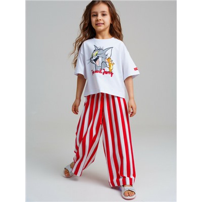 Брюки трикотажные для девочек