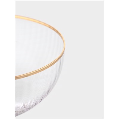 Набор бокалов для коктейлей Magistro «Орион», 270 мл, 6 шт., 15×11.2 см, стекло, с золотой отводкой, прозрачный