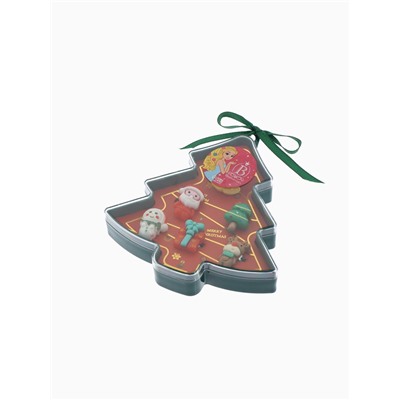 Кольца детские Выбражулька «Ёлка», 6 шт. разноцветные, безразмерные