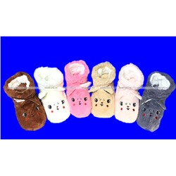 6 ПАР - Носки-САПОЖКИ женские с мехом Мордочки ВЫСОКИЕ № 2