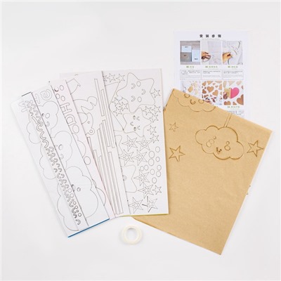 Наклейки интерьерные детские TAKE IT EASY «Звёзды», декор на стену, панно, 120×57 см