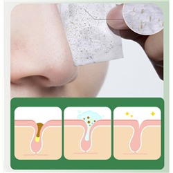 Набор для удаления черных точек и сужения пор на носу с чайным деревом Hankey, 2 сыворотки + 50 полосок.