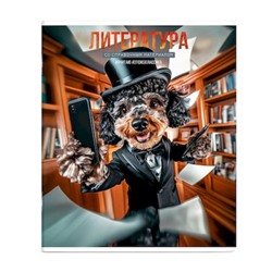 Тетрадь  48л "СЕЛФИ" по литературе 69847 Феникс