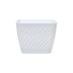 УЦЕНКА Горшок для цветов с поддоном 15л d30см h23см "Классика", цвет белый