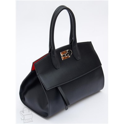 Сумка женская кожаная 1049M black Polina&Eiterou