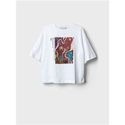 Джемпер трикотажный для девочек (футболка)