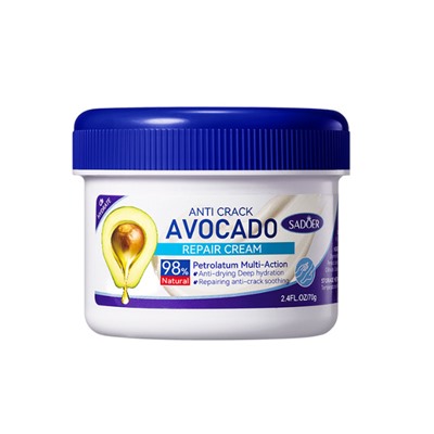 SADOER Увлажняющиц крем от сухости и трещин с маслом авокадо Anti-Crack Avocado Repair Cream, 75гр.