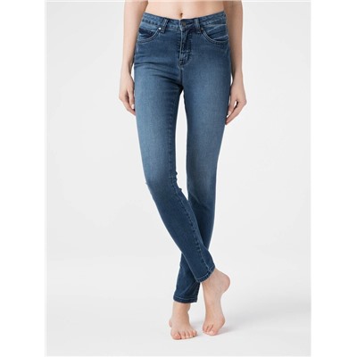 Skinny CONTE CON-144 Моделирующие eco-friendly джинсы skinny push-up с высокой посадкой