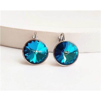 Серьги с кристаллами Swarovski