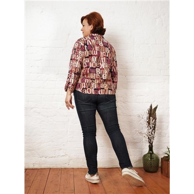 Рубашка "Церри" (Бордовый)