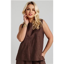 Блузка женская  Т3801/01/Коричневый