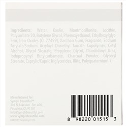 Sympli Beautiful, маска из активированного угля для очищения пор, 120 мл (4 жидк. унции)
