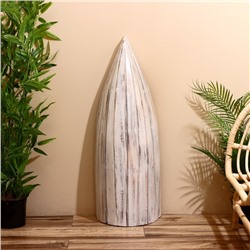 Подставка для бутылок «Лодка», 37×20×100 см, дерево албезия, белая