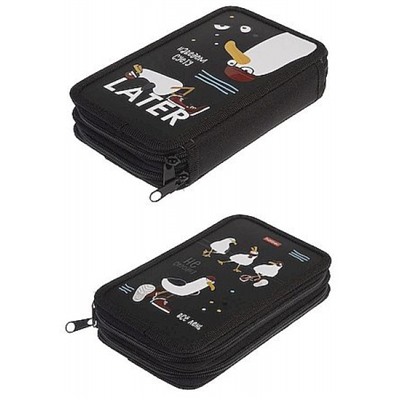 Пенал 6-ти ств. 190х110 мм "Приключения чайки" с табл.умножения (094770) 47134 Хатбер