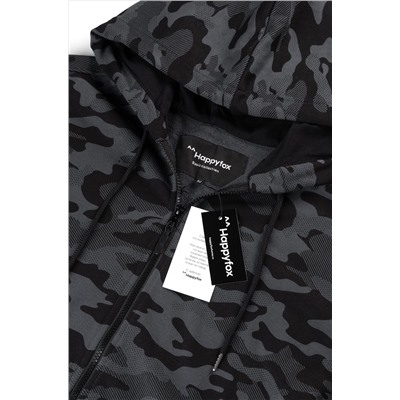 Мужская толстовка на молнии из футера трехнитки Happyfox