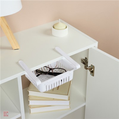 Контейнер раздвижной в холодильник, белый