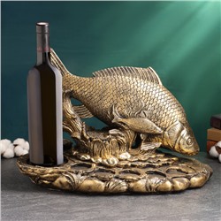 Подставка для бутылки и бокалов «Рыбалка», 46×21×32 см