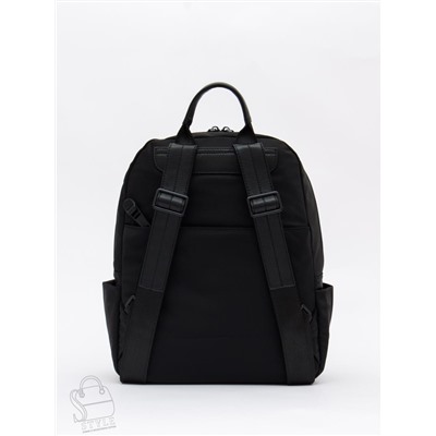 Рюкзак женский кожаный 898-171PE black Polina&Eiterou