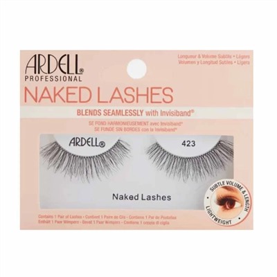 Ardell Накладные ресницы / Naked Lashes 423, черный 18023