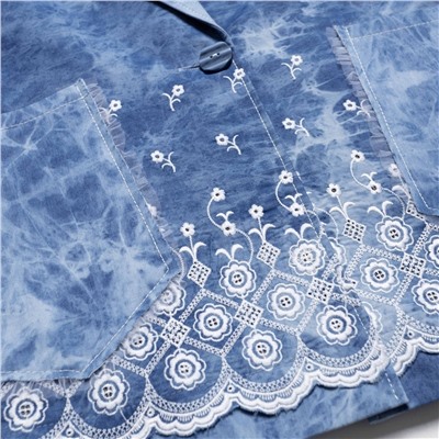 Жакет из джинсы с вышивкой, Игра по правилам шика