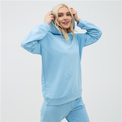 Костюм женский (толстовка, брюки) MIST, размер 40-42, голубой