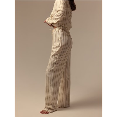 Пижама женская (рубашка, брюки) SL HOME Linen, размер 40-42