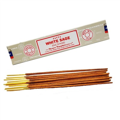 SATYA Бангалор Ароматические палочки White Sage 15 г х 12 уп.