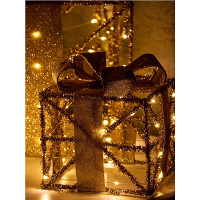 Фигура световая «Кубы», 25×20×15 см, 90 LED, батарейки ААх8 (не в компл.), свечение тёплое белое