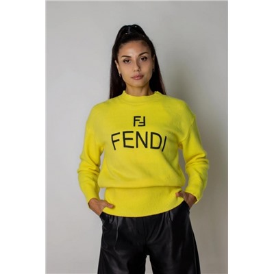 Теплый джемпер F женский арт.1835 (Желтый)