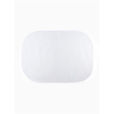 Скатерть «Этель» Shine, овал, 150×220±3 см, 192 г/м², хлопок с ВГМО, белая