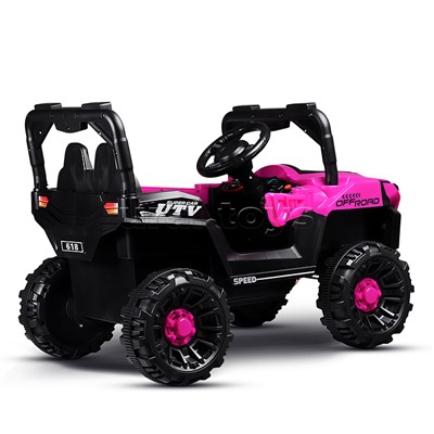 Электромобиль детский "Внедорожник" (цвет розовый)