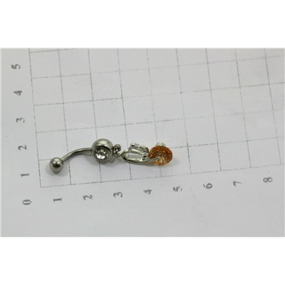 Пирсинг в пупок F407