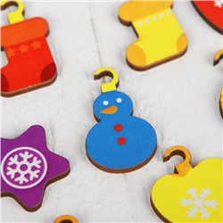 Развивающая игрушка «Новый год! Ёлочка» нарядная 15×20 см