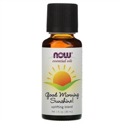 Now Foods, Эфирные масла Good Morning Sunshine, композиция для повышения настроения, 30 ml