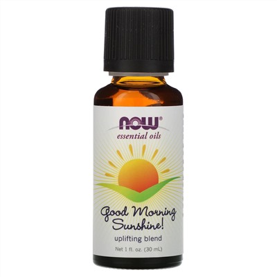 Now Foods, Эфирные масла Good Morning Sunshine, композиция для повышения настроения, 30 ml