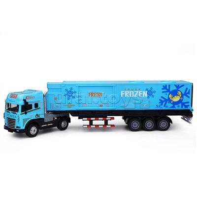 Машина "Фура - авторефрижератор 2"  (свет,звук) в коробке