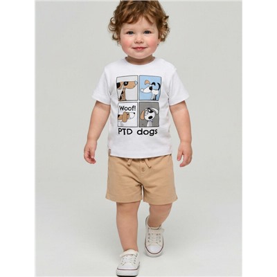 Комплект детский трикотажный для мальчиков: джемпер (футболка), шорты