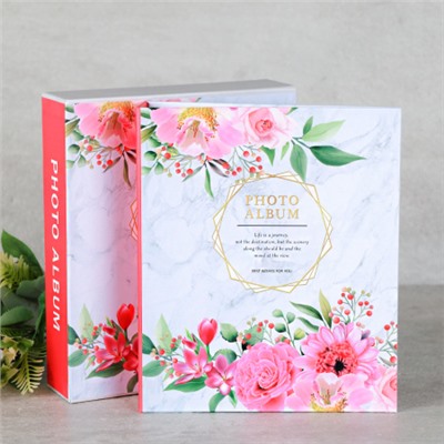 Фотоальбом 80 фото 10x15 Цветы / MX8207 /уп 48/